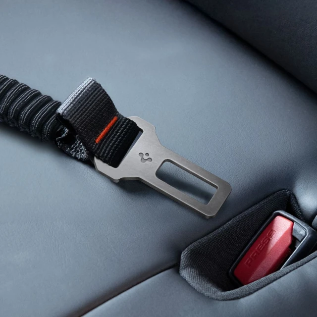 Автотримач Spigen PS100 Universal Car Seat Belt Holder for Pets Black (ACP08926)