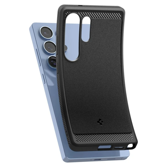 Чохол Spigen Rugged Armor для Samsung Galaxy S25 Ultra (S938) Matte Black with MagSafe (ACS08951)