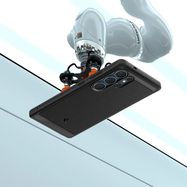Чохол Spigen Rugged Armor для Samsung Galaxy S25 Ultra (S938) Matte Black with MagSafe (ACS08951)