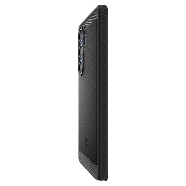 Чохол Spigen Rugged Armor для Samsung Galaxy S25 Ultra (S938) Matte Black with MagSafe (ACS08951)