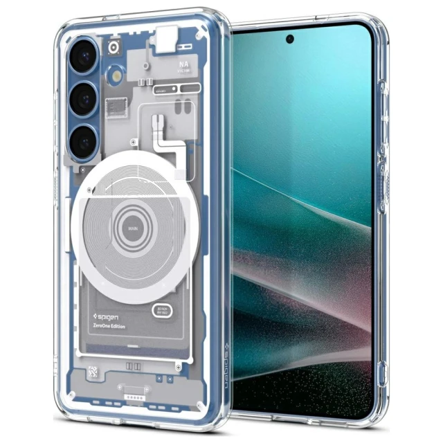Чохол Spigen Ultra Hybrid Zero One для Samsung Galaxy S25 (S931) Zero One White with MagSafe (ACS09004)