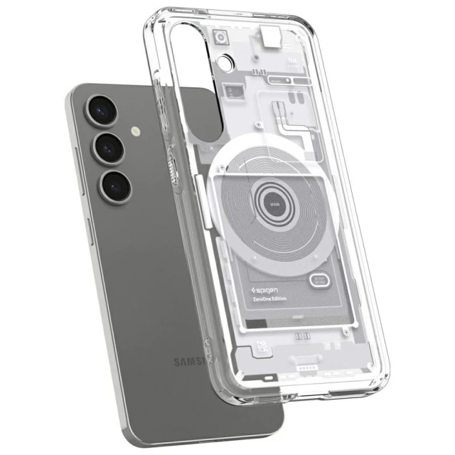 Чохол Spigen Ultra Hybrid Zero One для Samsung Galaxy S25 (S931) Zero One White with MagSafe (ACS09004)