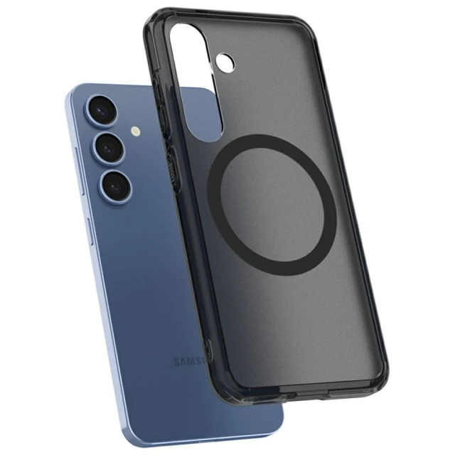Чохол Spigen Ultra Hybrid для Samsung Galaxy S25 (S931) Frost Black with MagSafe (ACS09005)