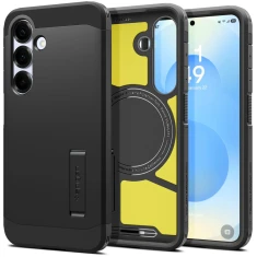 Чехол Spigen Tough Armor для Samsung Galaxy S25 (S931) Black with MagSafe (ACS09008)