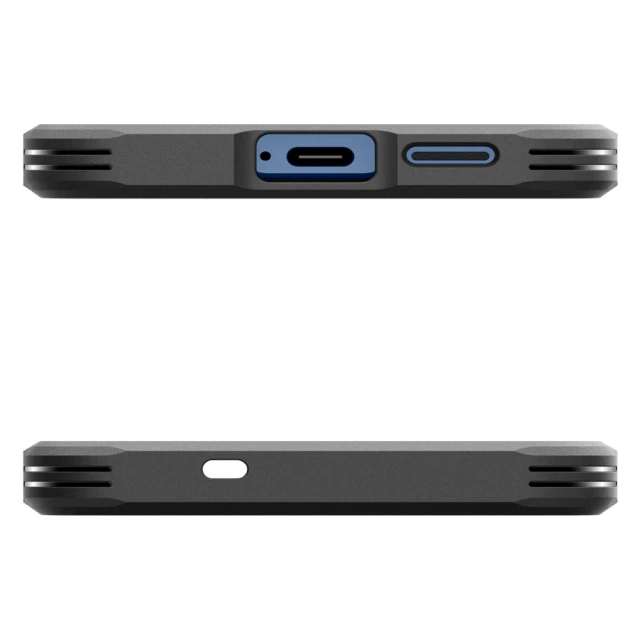 Чохол Spigen Tough Armor для Samsung Galaxy S25 (S931) Black with MagSafe (ACS09008)