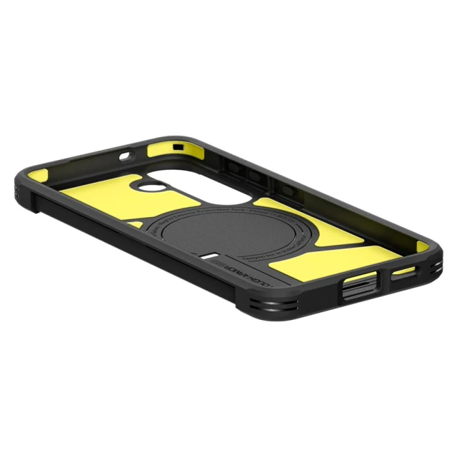 Чохол Spigen Tough Armor для Samsung Galaxy S25 (S931) Black with MagSafe (ACS09008)