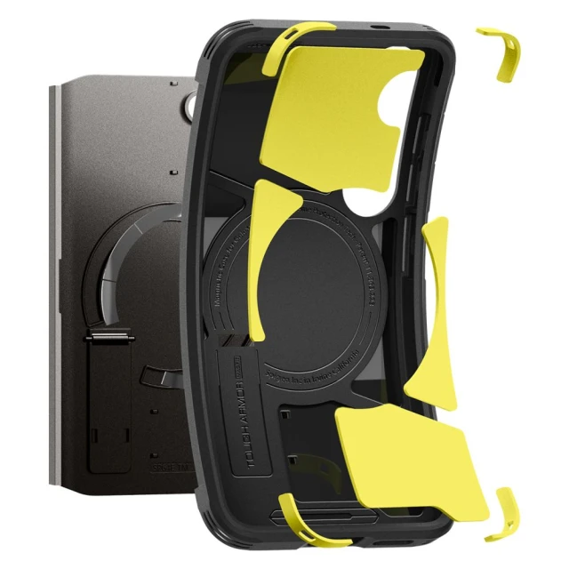Чохол Spigen Tough Armor для Samsung Galaxy S25 (S931) Black with MagSafe (ACS09008)