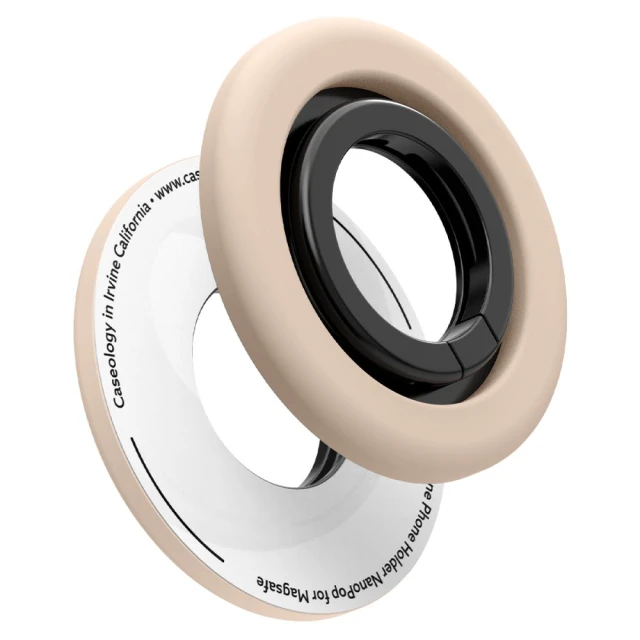 Держатель Spigen Nano Pop Mag Coconut Beige with MagSafe (AMP09031)