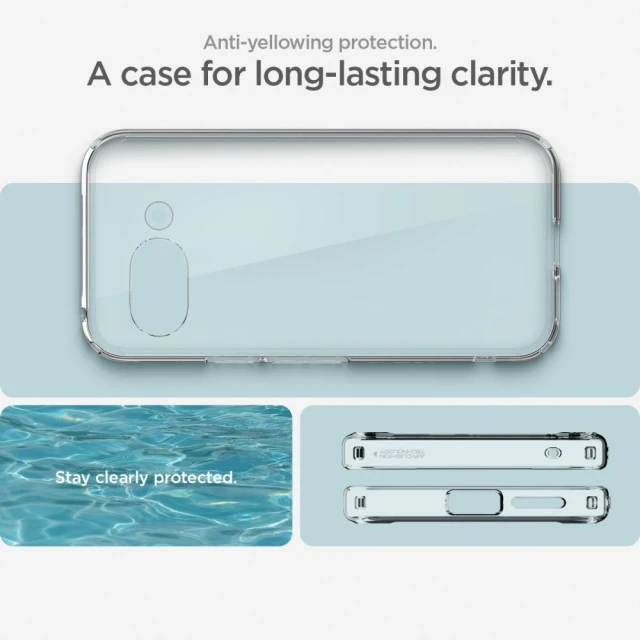 Чохол Spigen Ultra Hybrid для Google Pixel 9a Crystal Clear (ACS09042)