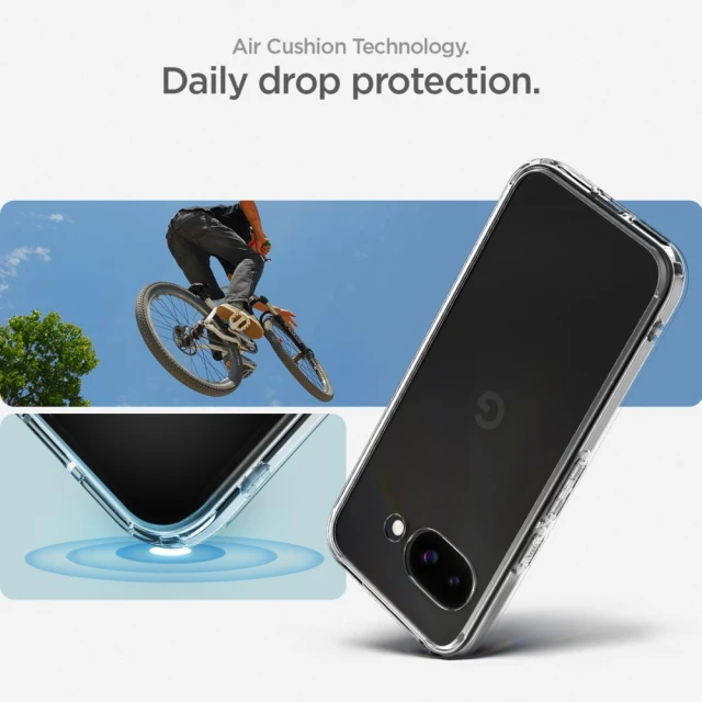 Чохол Spigen Ultra Hybrid для Google Pixel 9a Crystal Clear (ACS09042)