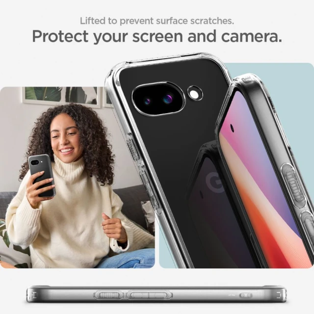 Чохол Spigen Ultra Hybrid для Google Pixel 9a Crystal Clear (ACS09042)