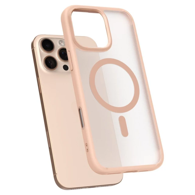 Чохол Spigen Ultra Hybrid T для iPhone 16 Pro Max Frost Rose Titanium with MagSafe (ACS09069)