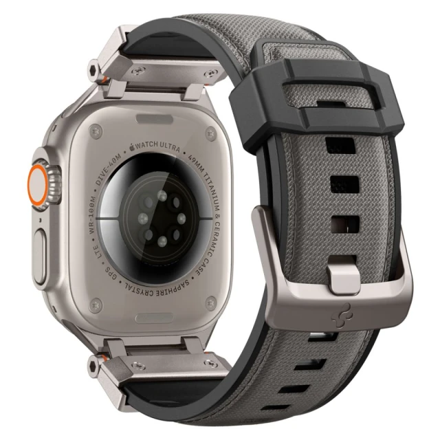 Ремінець Spigen DuraPro Armor для Apple Watch 49 | 46 | 45 | 44 | 42 mm (10 series) Gray (AMP09104)