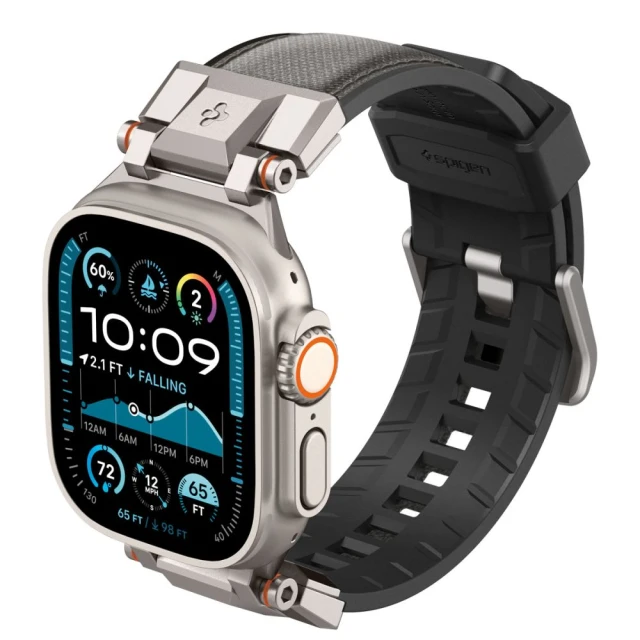 Ремінець Spigen DuraPro Armor для Apple Watch 49 | 46 | 45 | 44 | 42 mm (10 series) Gray (AMP09104)