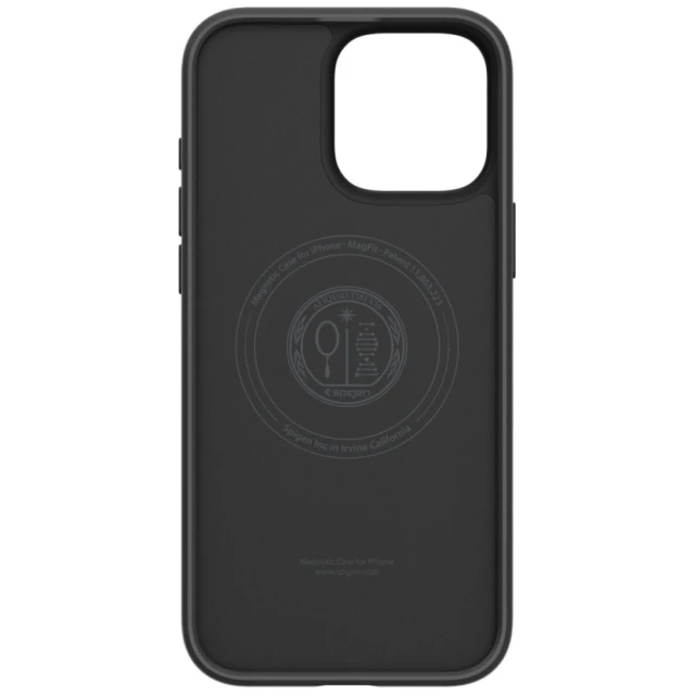 Чохол Spigen Liquid Air T для iPhone 16 Pro Matte Black with MagSafe (ACS09116)
