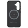 Чохол Samsung Enzo Aramid для Samsung Galaxy S25 (S931) Black Silver with Magnetic Ring (GP-FPS931PGABW)
