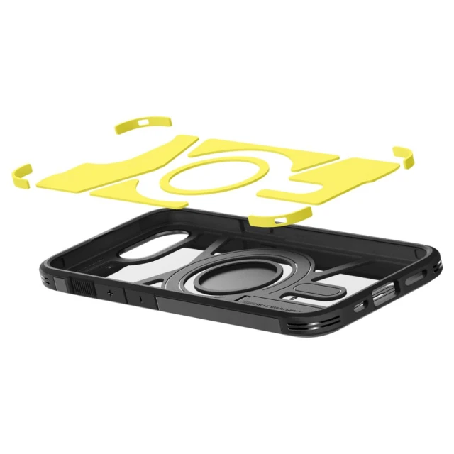 Чохол Spigen Tough Armor для iPhone 16e Black with MagSafe (ACS09137)