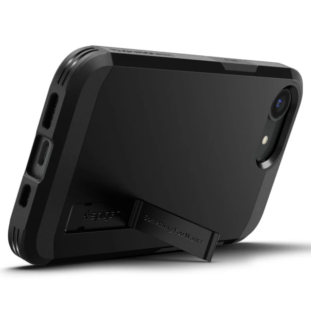 Чохол Spigen Tough Armor для iPhone 16e Black with MagSafe (ACS09137)