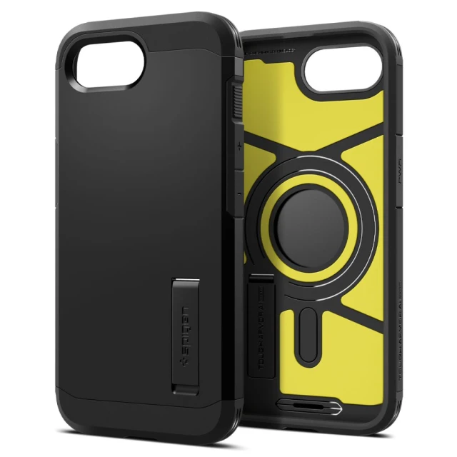 Чохол Spigen Tough Armor для iPhone 16e Black with MagSafe (ACS09137)