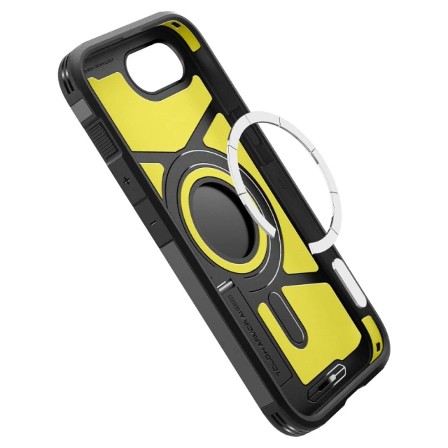Чохол Spigen Tough Armor для iPhone 16e Black with MagSafe (ACS09137)