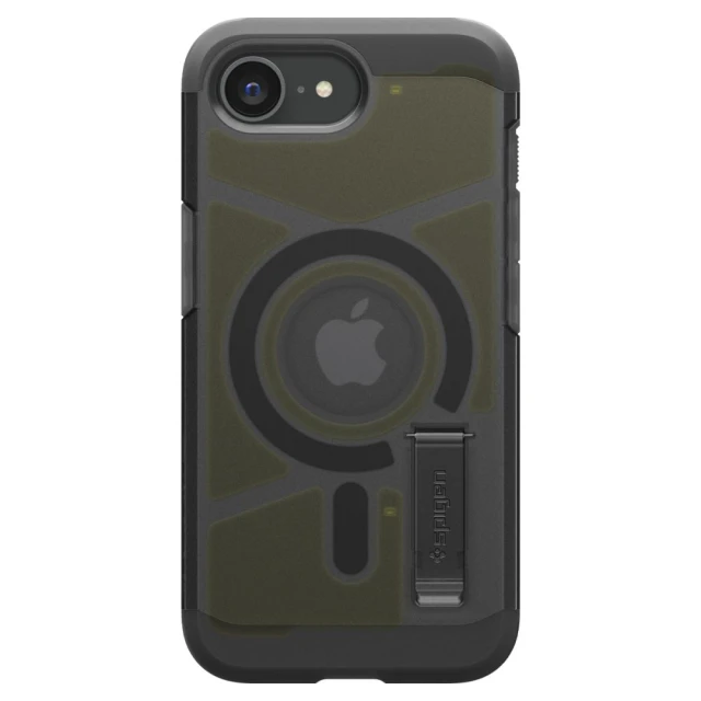 Чехол Spigen Tough Armor AI для iPhone 16e Frost Black with MagSafe (ACS09138)