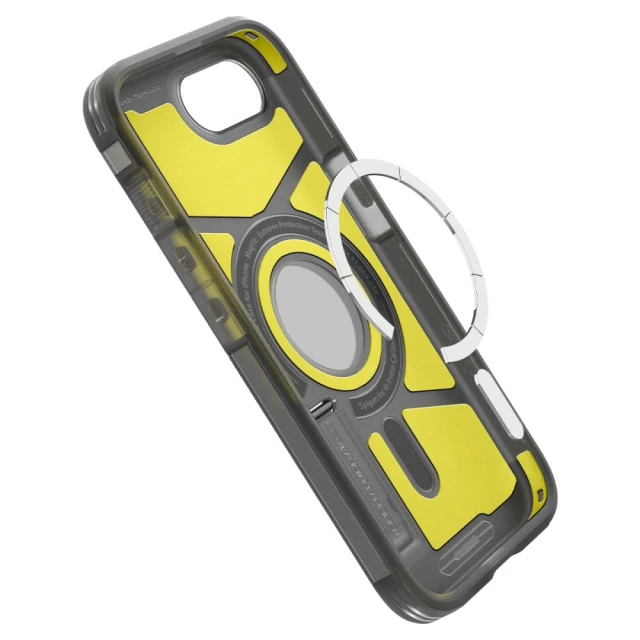 Чехол Spigen Tough Armor AI для iPhone 16e Frost Black with MagSafe (ACS09138)
