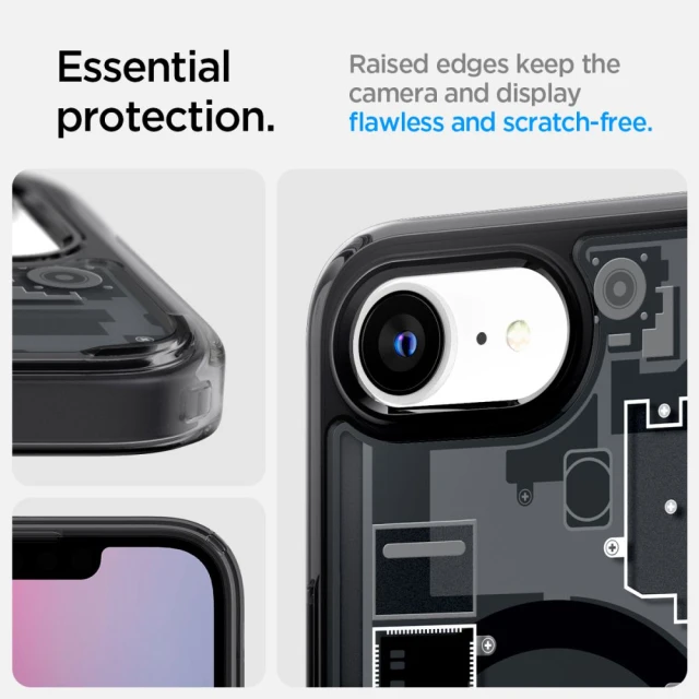 Чохол Spigen Ultra Hybrid Zero One для iPhone 16e Zero One Black with MagSafe (ACS09141)