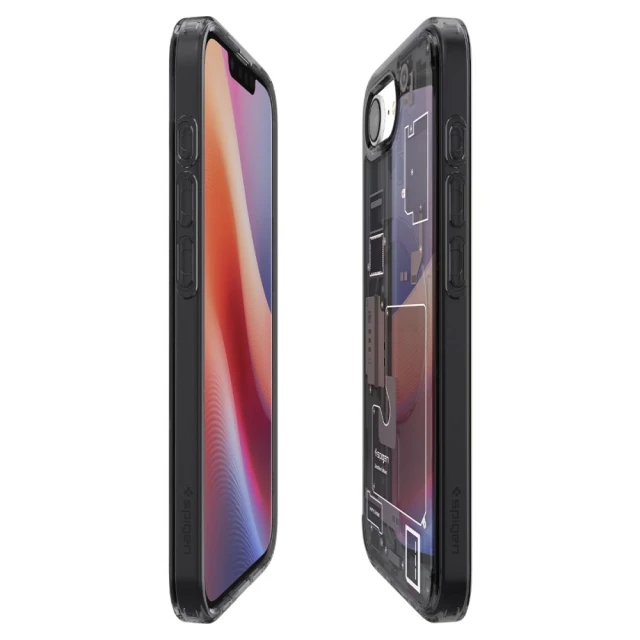 Чохол Spigen Ultra Hybrid Zero One для iPhone 16e Zero One Black with MagSafe (ACS09141)