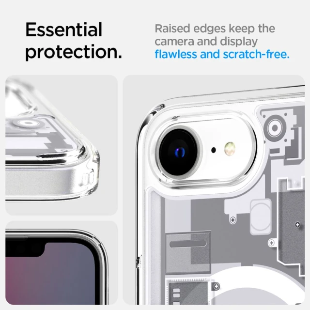 Чохол Spigen Ultra Hybrid Zero One для iPhone 16e Zero One White with MagSafe (ACS09142)