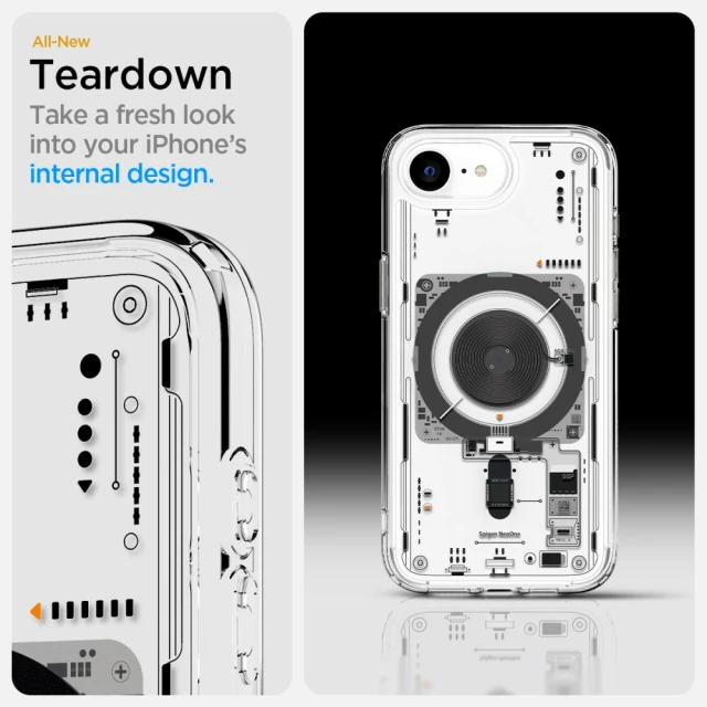 Чохол Spigen Ultra Hybrid Neo One для iPhone 16e Neo One with MagSafe (ACS09143)
