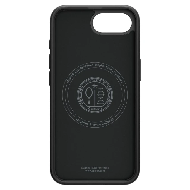 Чохол Spigen Liquid Air Mag для iPhone 16e Matte Black with MagSafe (ACS09151)