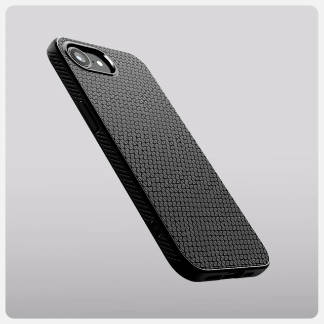 Чохол Spigen Liquid Air Mag для iPhone 16e Matte Black with MagSafe (ACS09151)