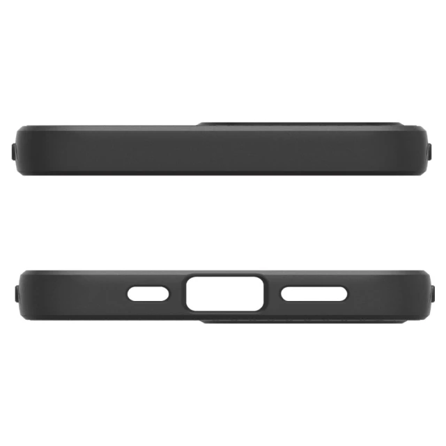 Чохол Spigen Liquid Air Mag для iPhone 16e Matte Black with MagSafe (ACS09151)