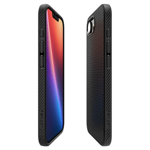 Чохол Spigen Liquid Air Mag для iPhone 16e Matte Black with MagSafe (ACS09151)