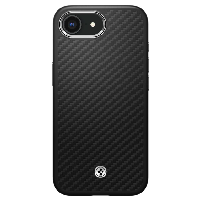 Чохол Spigen Enzo Aramid для iPhone 16e Matte Black with MagSafe (ACS09153)
