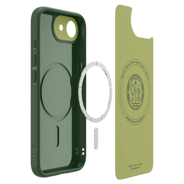 Чохол Spigen Nano Pop для iPhone 16e Avo Green with MagSafe (ACS09157)