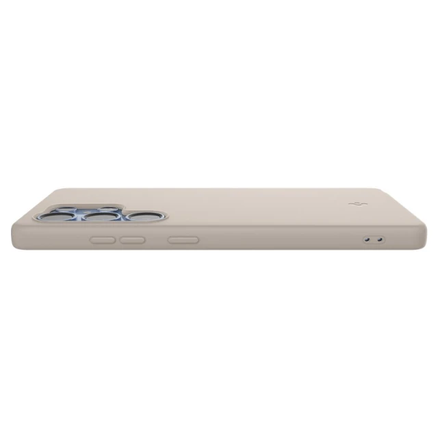 Чохол Spigen Silicone Fit для Samsung Galaxy S25 Ultra (S938) Natural Titanium with MagSafe (ACS09165)