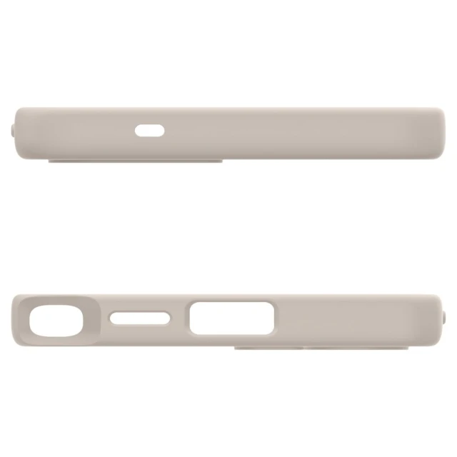 Чохол Spigen Silicone Fit для Samsung Galaxy S25 Ultra (S938) Natural Titanium with MagSafe (ACS09165)