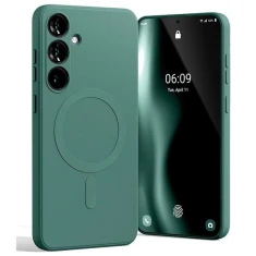 Чохол Mercury MagSafe Semi-Silicone для Samsung Galaxy S24 Plus Green with MagSafe (8809972539325)