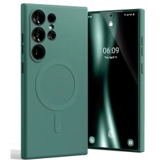 Чохол Mercury MagSafe Semi-Silicone для Samsung Galaxy S24 Ultra Green with MagSafe (8809972539417)