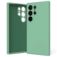 Чохол Mercury Silicone для Samsung Galaxy S24 Ultra Green (8809972540444)