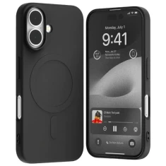 Чохол Mercury Semi-Silicone для iPhone 16 Black with MagSafe (8809972575217)