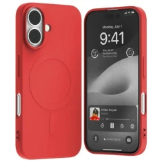 Чохол Mercury MagSafe Semi-Silicone для iPhone 16 Red with MagSafe (8809972575224)
