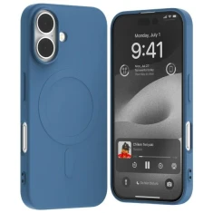 Чохол Mercury MagSafe Semi-Silicone для iPhone 16 Blue with MagSafe (8809972575231)