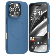 Чехол Mercury MagSafe Semi-Silicone для iPhone 16 Pro Blue with MagSafe (8809972575415)