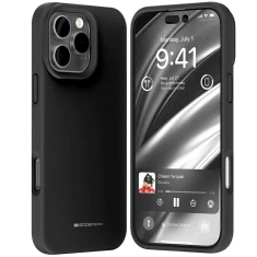 Чехол Mercury Pure Silicone для iPhone 16 Pro Max Black with MagSafe (8809972603132)