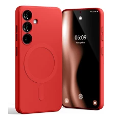 Чохол Mercury Semi-Silicone для Samsung Galaxy S25 (S931) Red with MagSafe (8809972609929)