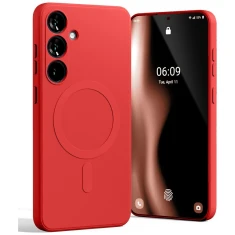 Чохол Mercury Semi-Silicone для Samsung Galaxy S25 Plus (S936) Red with MagSafe (8809972610017)