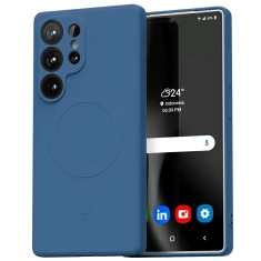 Чохол Mercury Semi-Silicone для Samsung Galaxy S25 Ultra (S938) Blue with MagSafe (8809972610055)