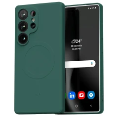 Чохол Mercury Semi-Silicone для Samsung Galaxy S25 Ultra (S938) Green with MagSafe (8809972610062)